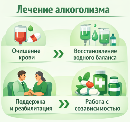 лечение алкоголизма в Златоусте этапы